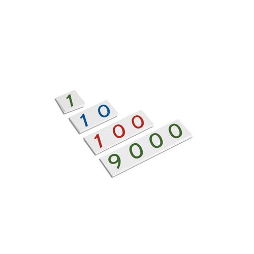 Малый набор пластиковых карт 1 - 9000