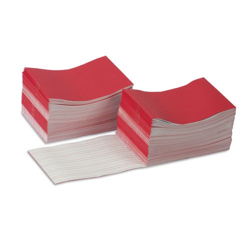 Большие красные тетради для письма, 100 шт.