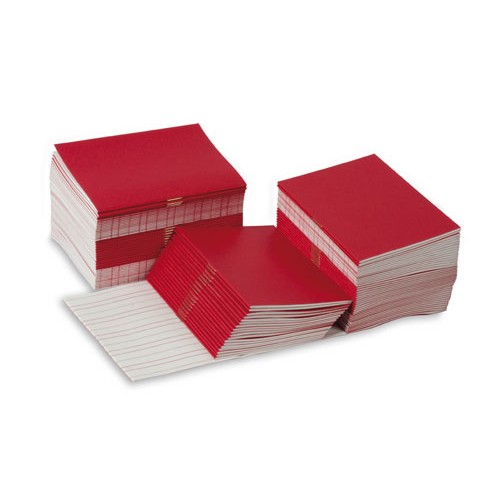 Малые красные тетради для письма, 100 шт.