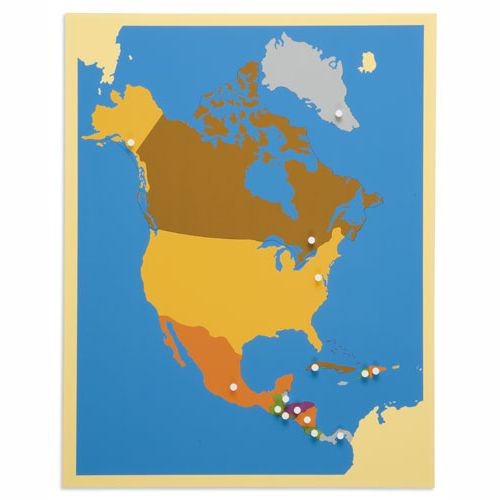 Карта Северной Америки