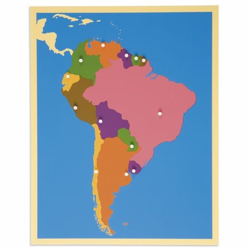 Карта Южной Америки