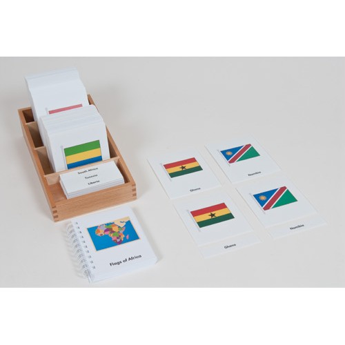 Флаги стран Африки: буклет и карточки для классификации