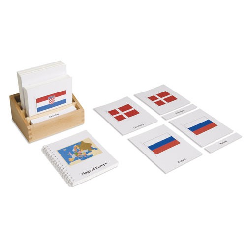 Флаги стран Европы: буклет и карточки для классификации