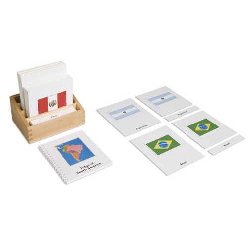 Флаги стран Южной Америки: буклет и карточки для классификации